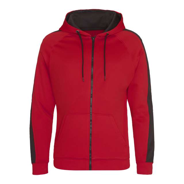 JUST HOODS AWJH066 SPORTSKA POLIESTERSKA HUDICA S PATENTOM