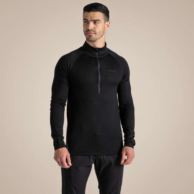 CRAGHOPPERS CRCEU001 EXPERT MERINO BASELAYER II DUGIH RUKAVA S 1/2 PATENTOM