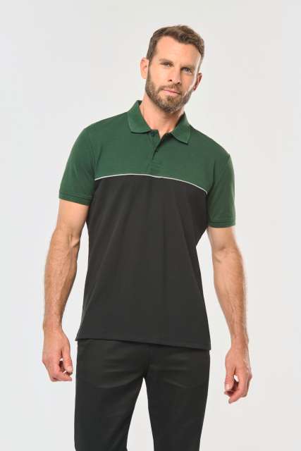 DESIGNED TO WORK WK210 UNISEX EKOLOŠKA DVOBOJNA POLO MAJICA KRATKIH RUKAVA