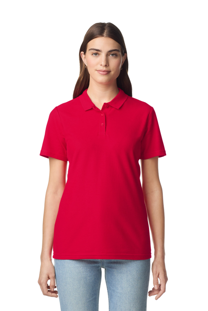 GILDAN GIL64800 SOFTSTYLE™ ŽENSKA DOUBLE PIQUÉ POLO MAJICA