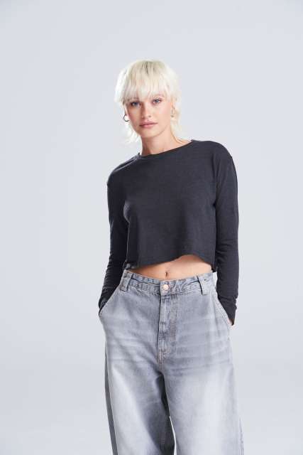 JUST TS JT016 ŽENSKA CROP MAJICA DUGIH RUKAVA