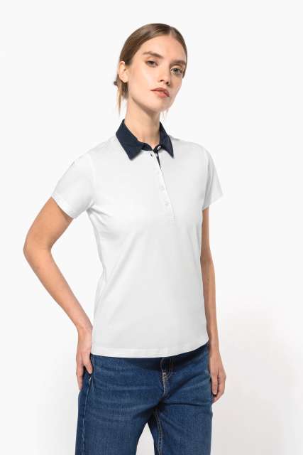 KARIBAN KA261 ŽENSKA DVOBOJNA JERSEY POLO MAJICA