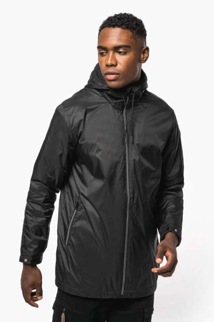 KARIBAN KA6153 UNISEX JAKNA S KAPULJAČOM I MIKROFLIS PODSTAVOM