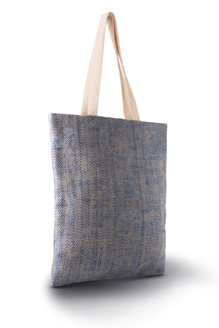 KIMOOD KI0226 TORBA OD 100% PRIRODNE JUTE BOJANE U PREĐI
