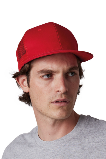 K-UP KP113 TRUCKER KAPA S RAVNIM ŠILTOM - 6 PANELA