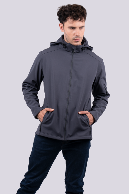 LEGEND CLASSICS LE820 MUŠKA 3-SLOJNA SOFTSHELL JAKNA S ODVOJIVOM KAPULJAČOM