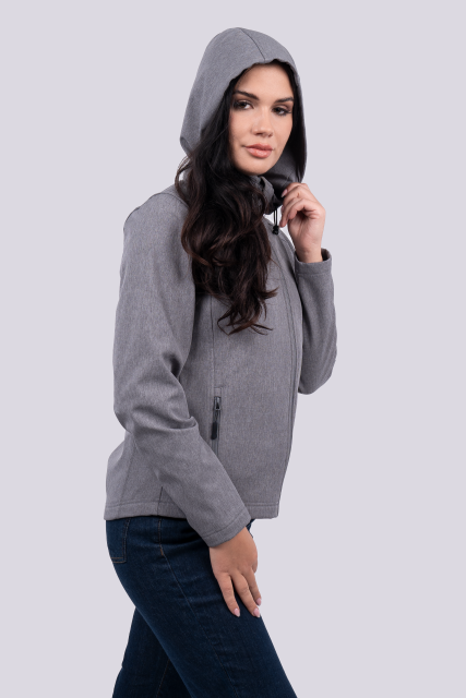 LEGEND CLASSICS LE821 ŽENSKA 3-SLOJNA SOFTSHELL JAKNA S ODVOJIVOM KAPULJAČOM