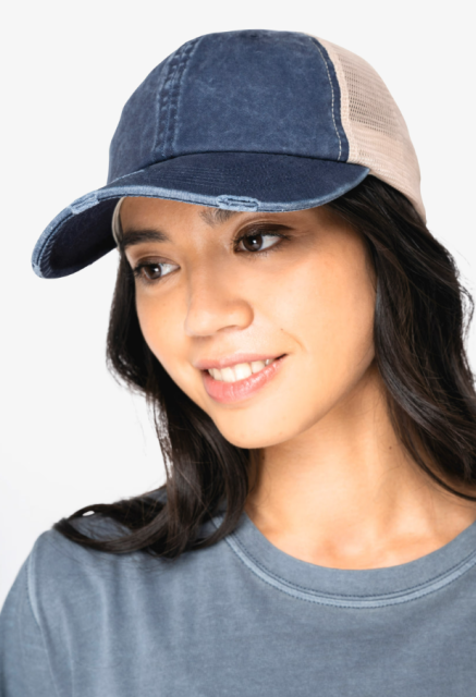NATIVE SPIRIT NS027 EKOLOŠKA UNISEX TRUCKER KAPA S EFEKTOM PODERANOSTI