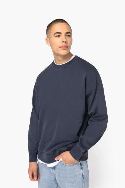 NATIVE SPIRIT NS447 UNISEX OVERSIZED DUKSERICA OKRUGLOG IZREZA ISPRANOG IZGLEDA