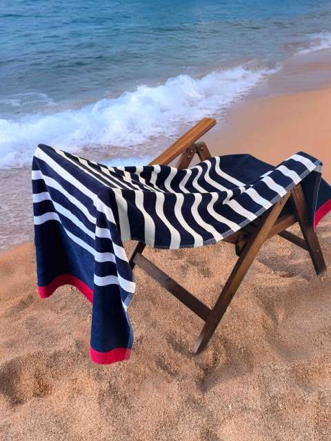 OLIMA OLV4050 OLIMA „SAILOR” VELUR RUČNIK ZA PLAŽU