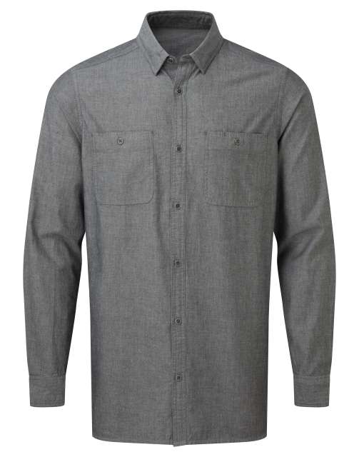 PREMIER PR247 MUŠKA ORGANSKA CHAMBRAY FAIRTRADE KOŠULJA