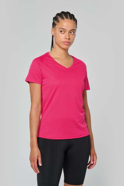 PROACT PA477 ŽENSKA SPORTSKA MAJICA V-IZREZA KRATKIH RUKAVA