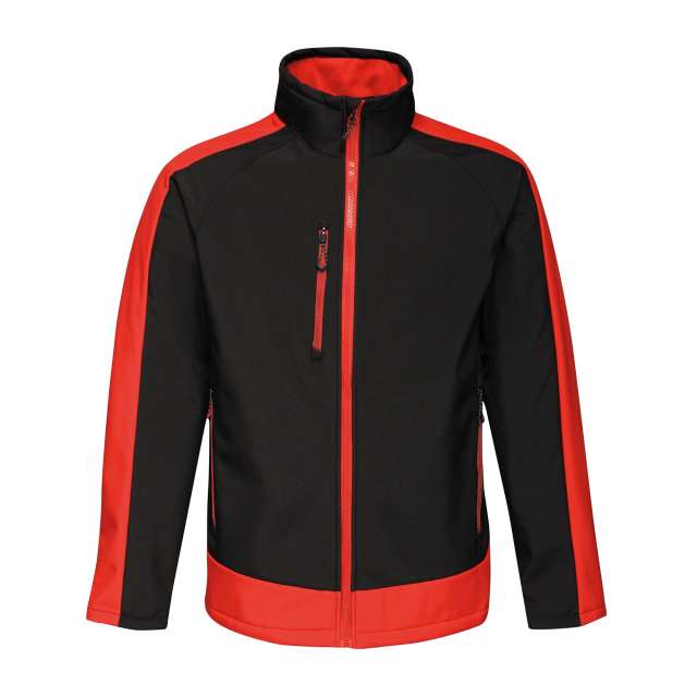 REGATTA RETRA618 KONTRASTNA TROSLOJNA SOFTSHELL JAKNA ZA TISAK