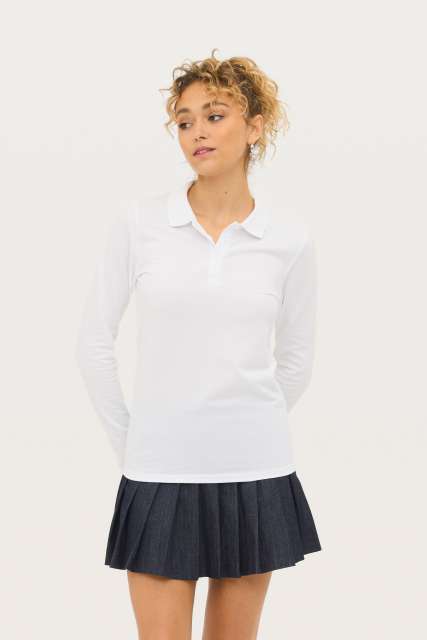 SOL'S SO02083 SOL'S PERFECT LSL - ŽENSKA PIQUÉ POLO MAJICA DUGIH RUKAVA