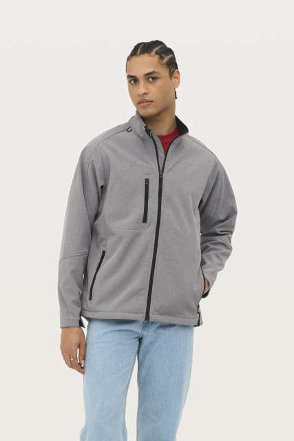 SOL'S SO46600 SOL'S RELAX - MUŠKA SOFTSHELL JAKNA S PATENTOM