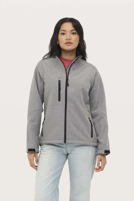 SOL'S SO46800 SOL'S ROXY - ŽENSKA SOFTSHELL JAKNA S PATENTOM